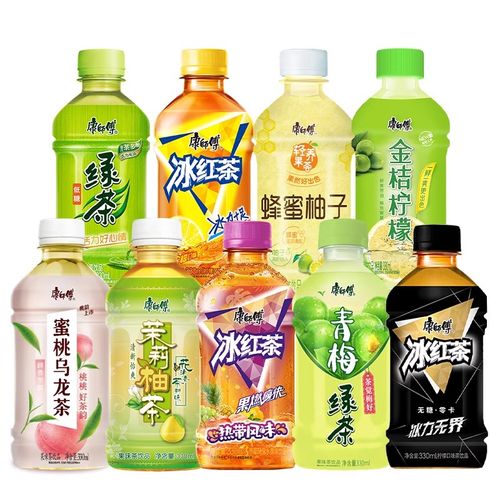 康师傅小瓶装混合饮料整箱批发 冰红茶、茉莉柚茶、青梅绿茶与金桔柠檬的便捷之选